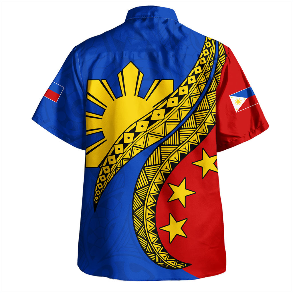 Philippines Filipinos Hawaiian Shirt Filipinos Sun Tattoo Artist Flag