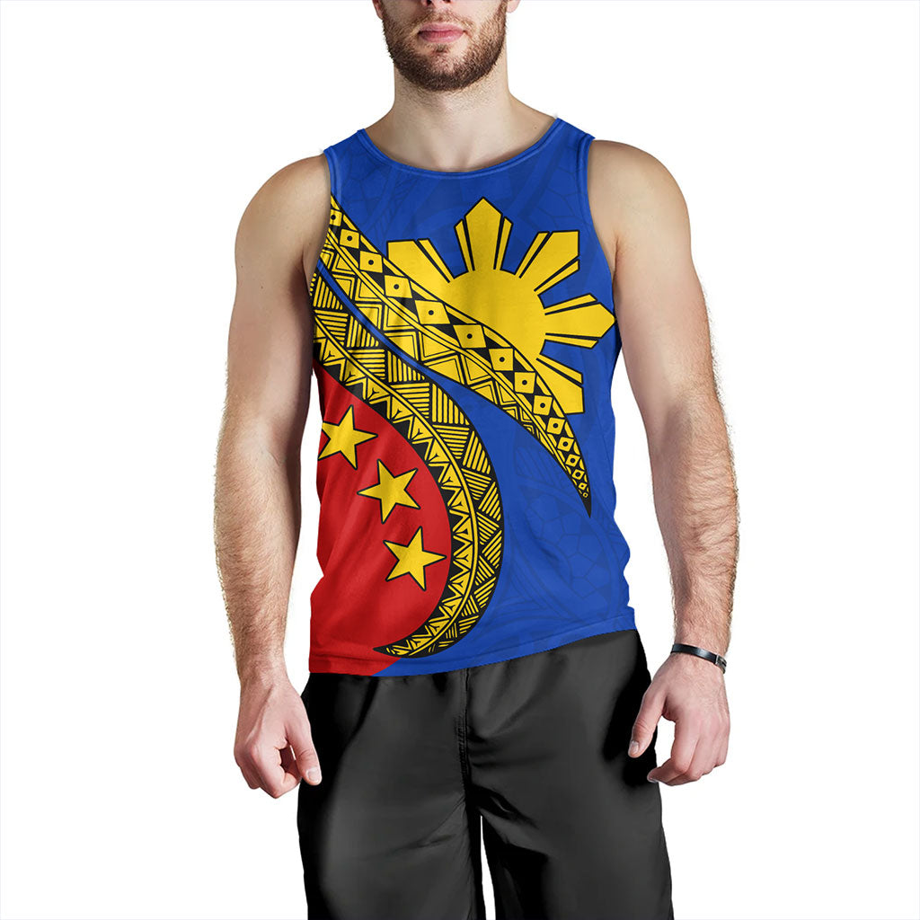 Philippines Filipinos Tank Top Filipinos Sun Tattoo Artist Flag