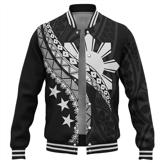 Philippines Filipinos Baseball Jacket Filipinos Sun Tattoo Artist