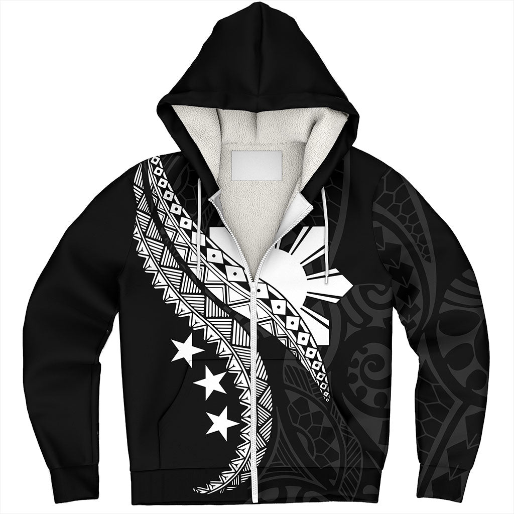Philippines Filipinos Sherpa Hoodie Filipinos Sun Tattoo Artist