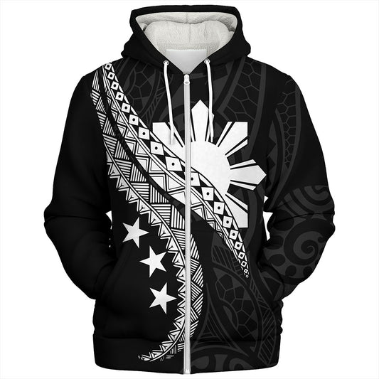 Philippines Filipinos Sherpa Hoodie Filipinos Sun Tattoo Artist