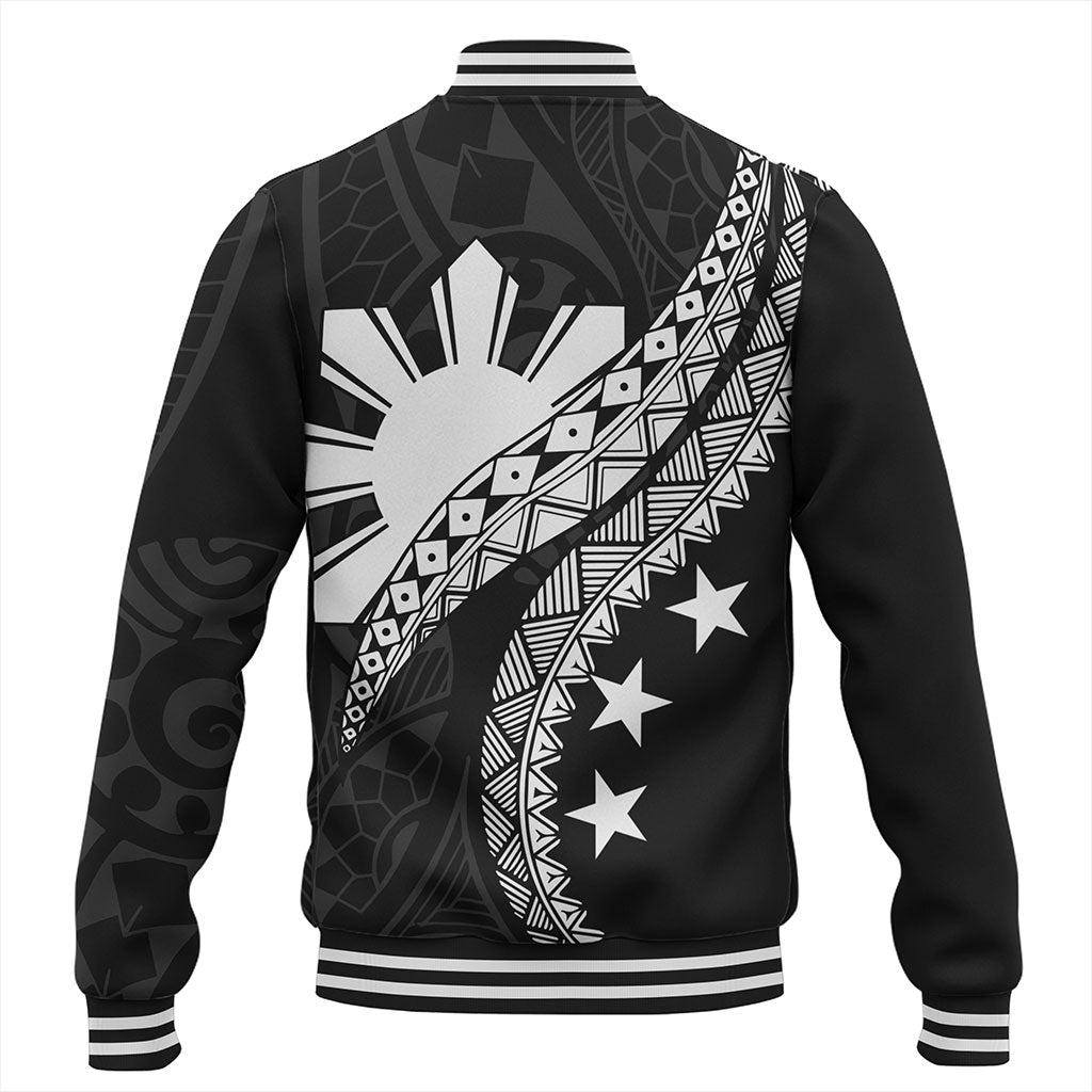 Philippines Filipinos Baseball Jacket Filipinos Sun Tattoo Artist
