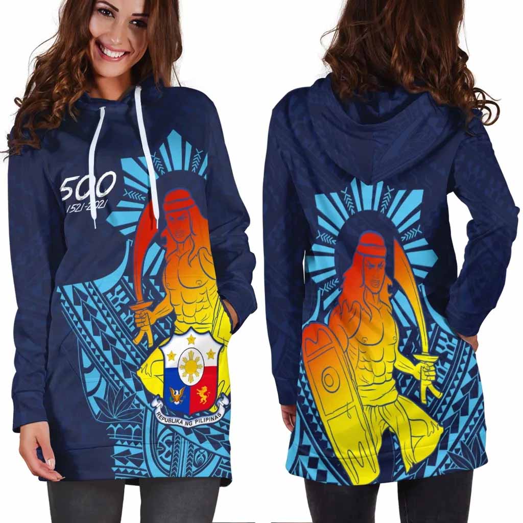 Philippines Hoodie Dress - King Lapu Lapu