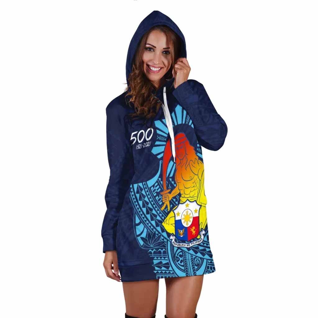 Philippines Hoodie Dress - King Lapu Lapu