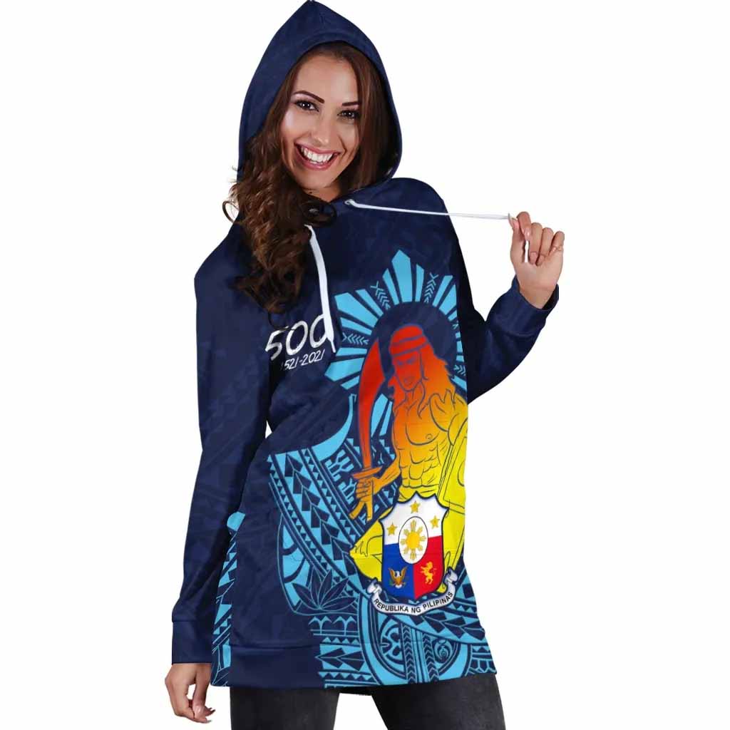 Philippines Hoodie Dress - King Lapu Lapu