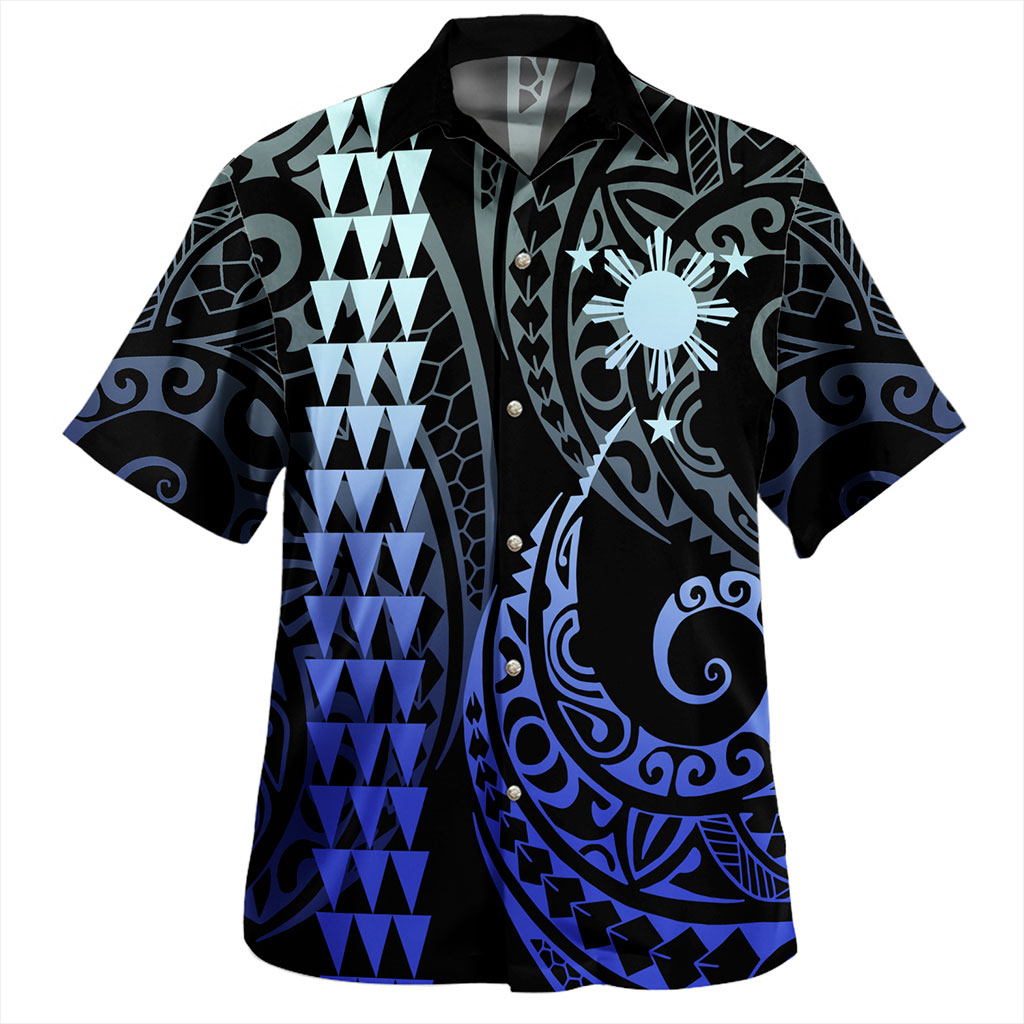 Philippines Filipinos Hawaiian Shirt Kakau Style