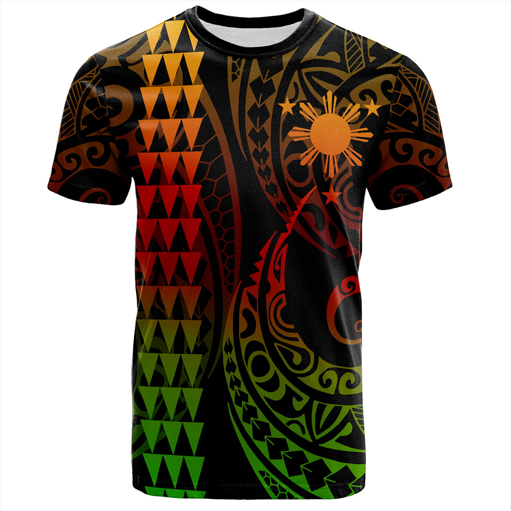 Philippines Filipinos T-Shirt Kakau Style