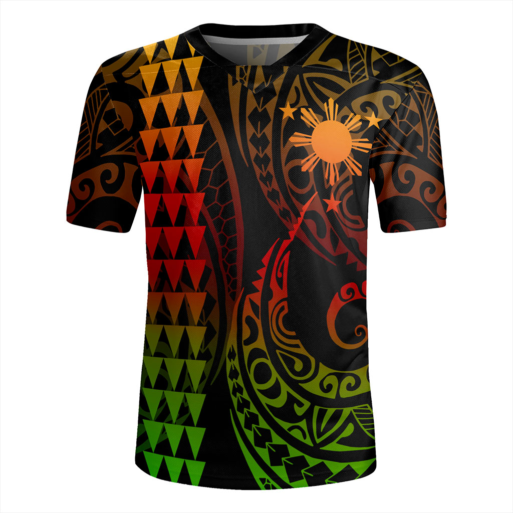 Philippines Filipinos Rugby Jersey Kakau Style