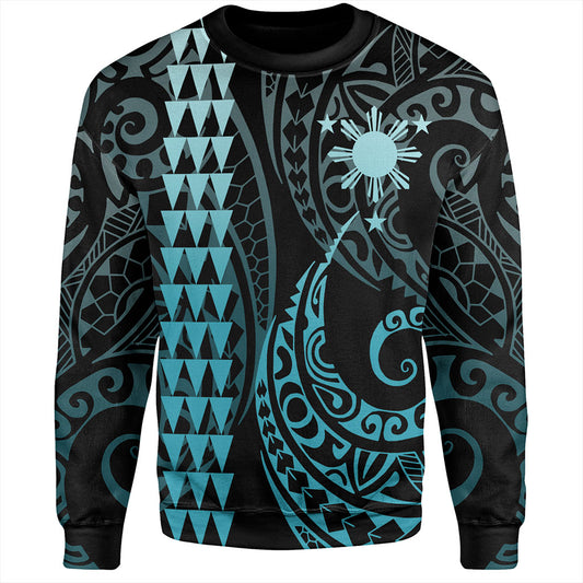 Philippines Filipinos Sweatshirt Kakau Style