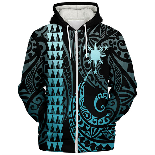 Philippines Filipinos Sherpa Hoodie Kakau Style