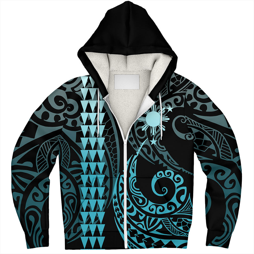Philippines Filipinos Sherpa Hoodie Kakau Style