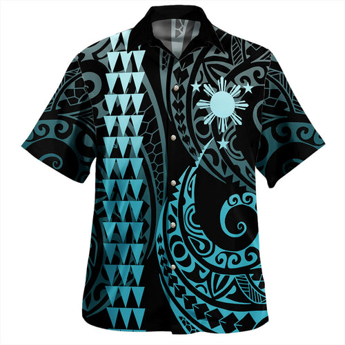 Philippines Filipinos Hawaiian Shirt Kakau Style