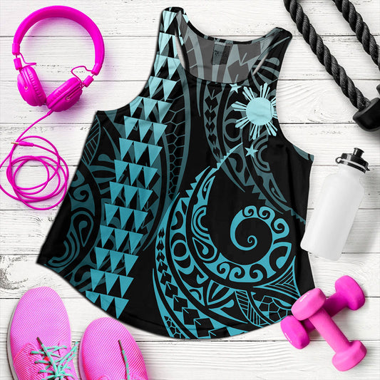 Philippines Filipinos Women Tank Kakau Style