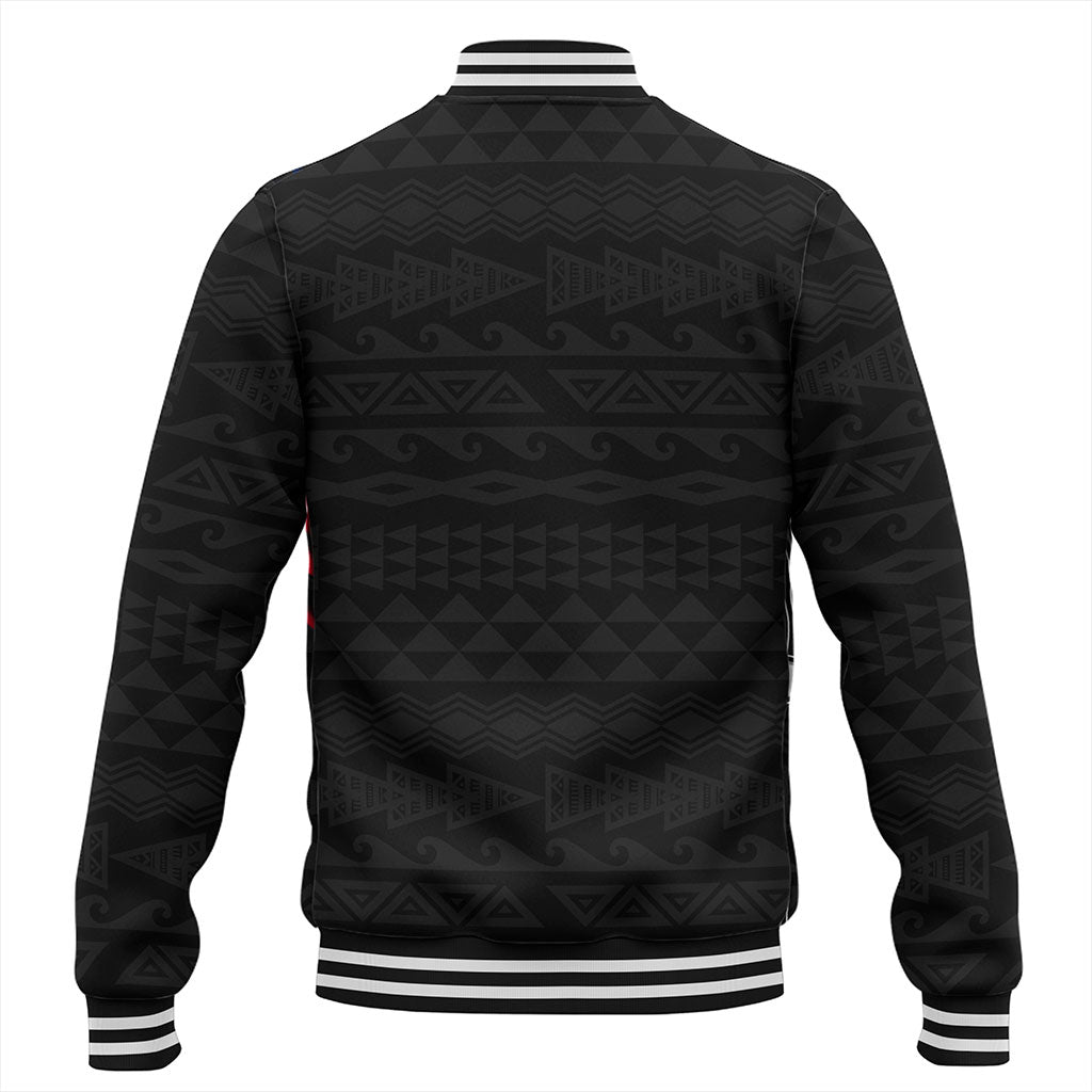 Philippines Filipinos Baseball Jacket Tribal Polynesia Lapu Lapu Crack Style