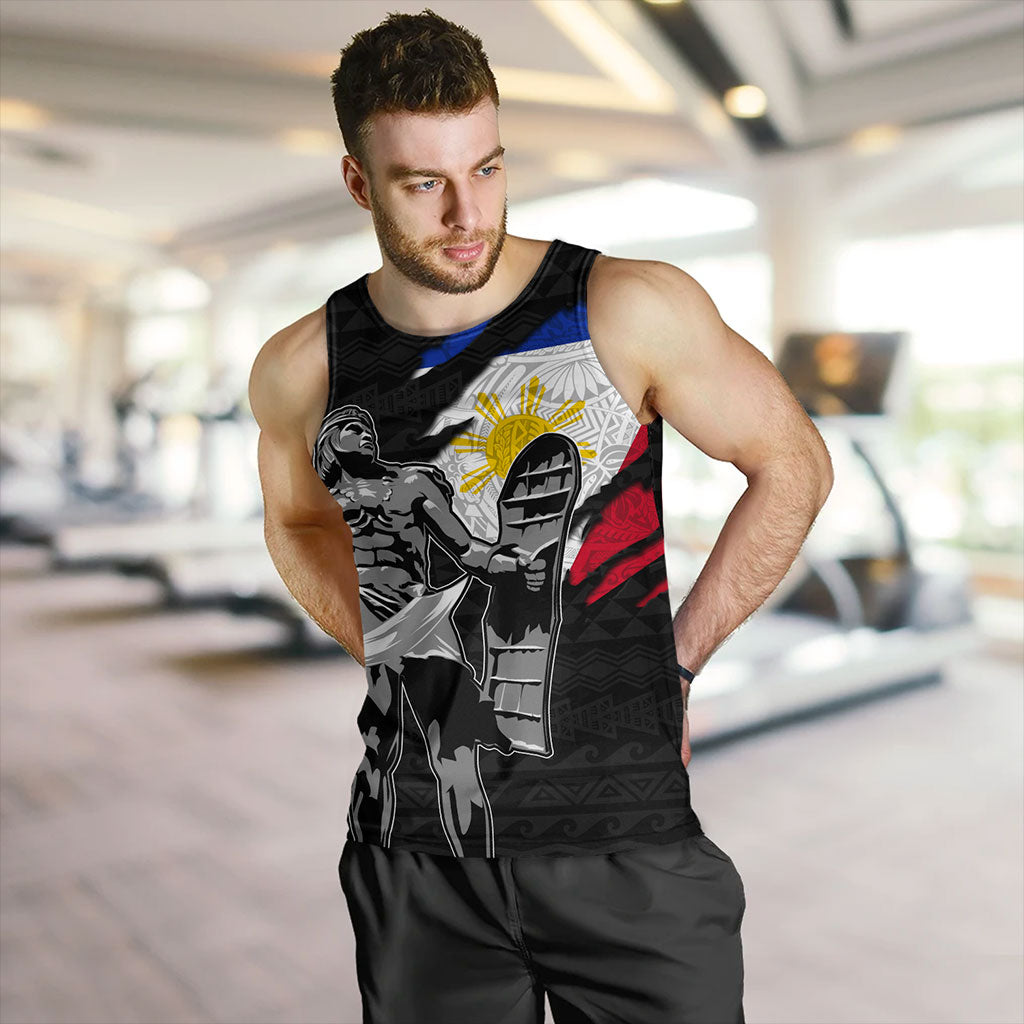 Philippines Filipinos Tank Top Tribal Polynesia Lapu Lapu Crack Style