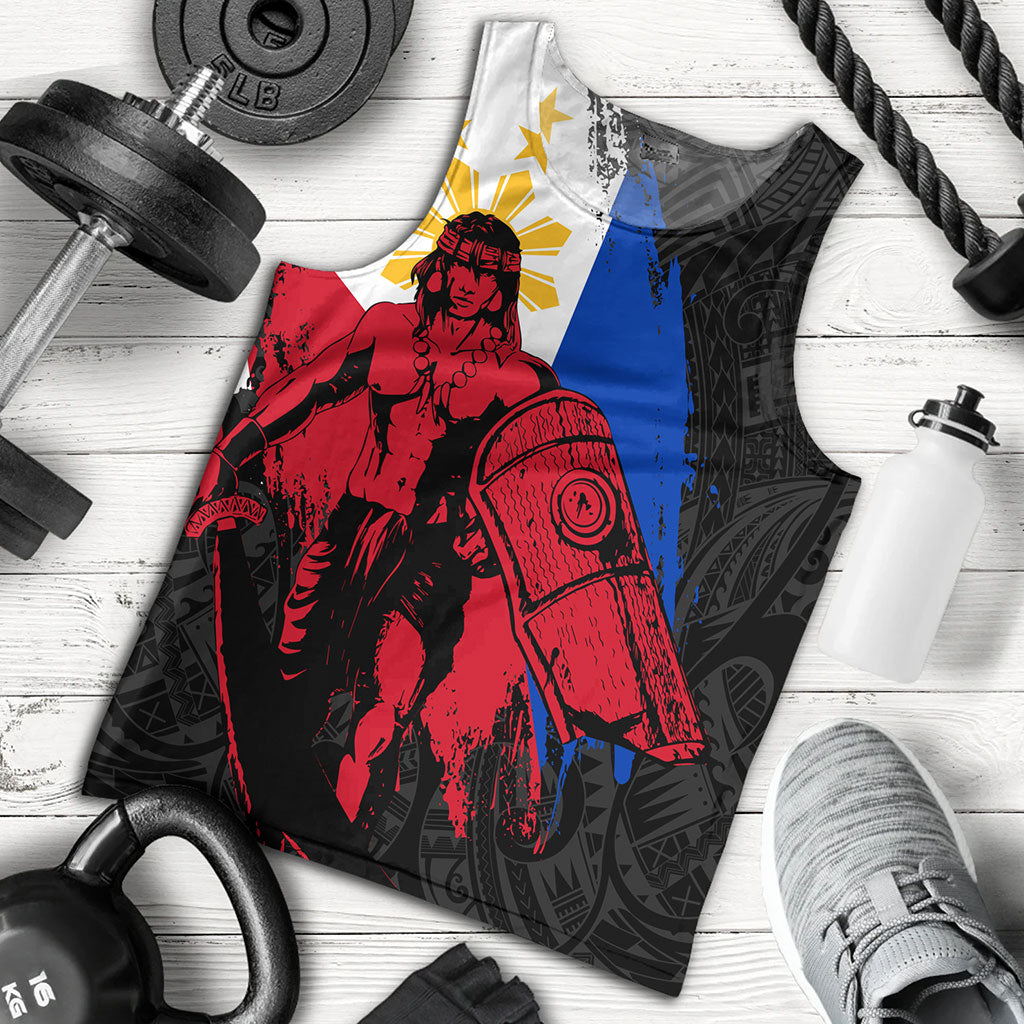 Philippines Filipinos Tank Top Lapu Lapu Warrior Style Flag