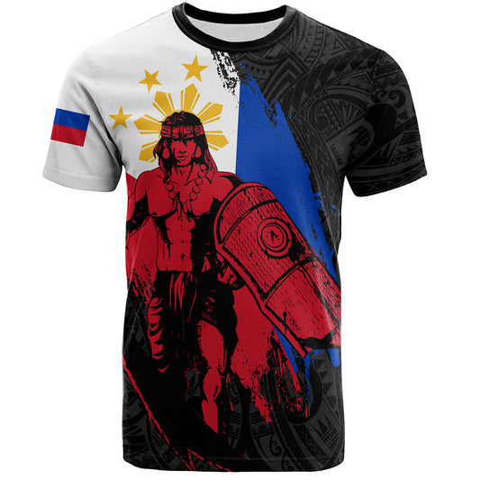 Philippines Filipinos T-Shirt Lapu Lapu Warrior Style Flag