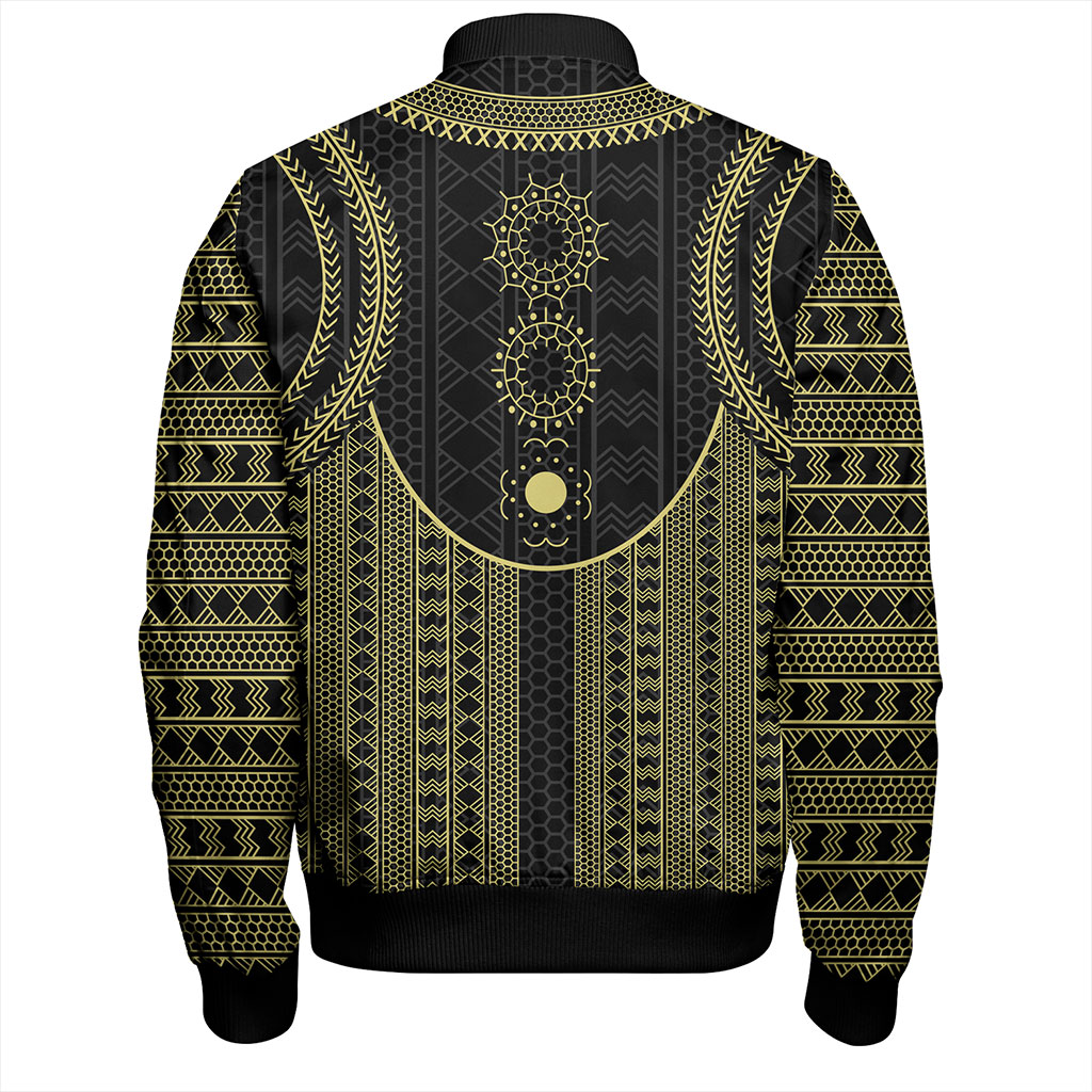 Philippines Filipinos Bomber Jacket Tribal Pattern Traditional Style