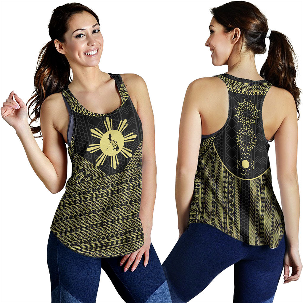 Philippines Filipinos Women Tank Tribal Pattern Traditional Style