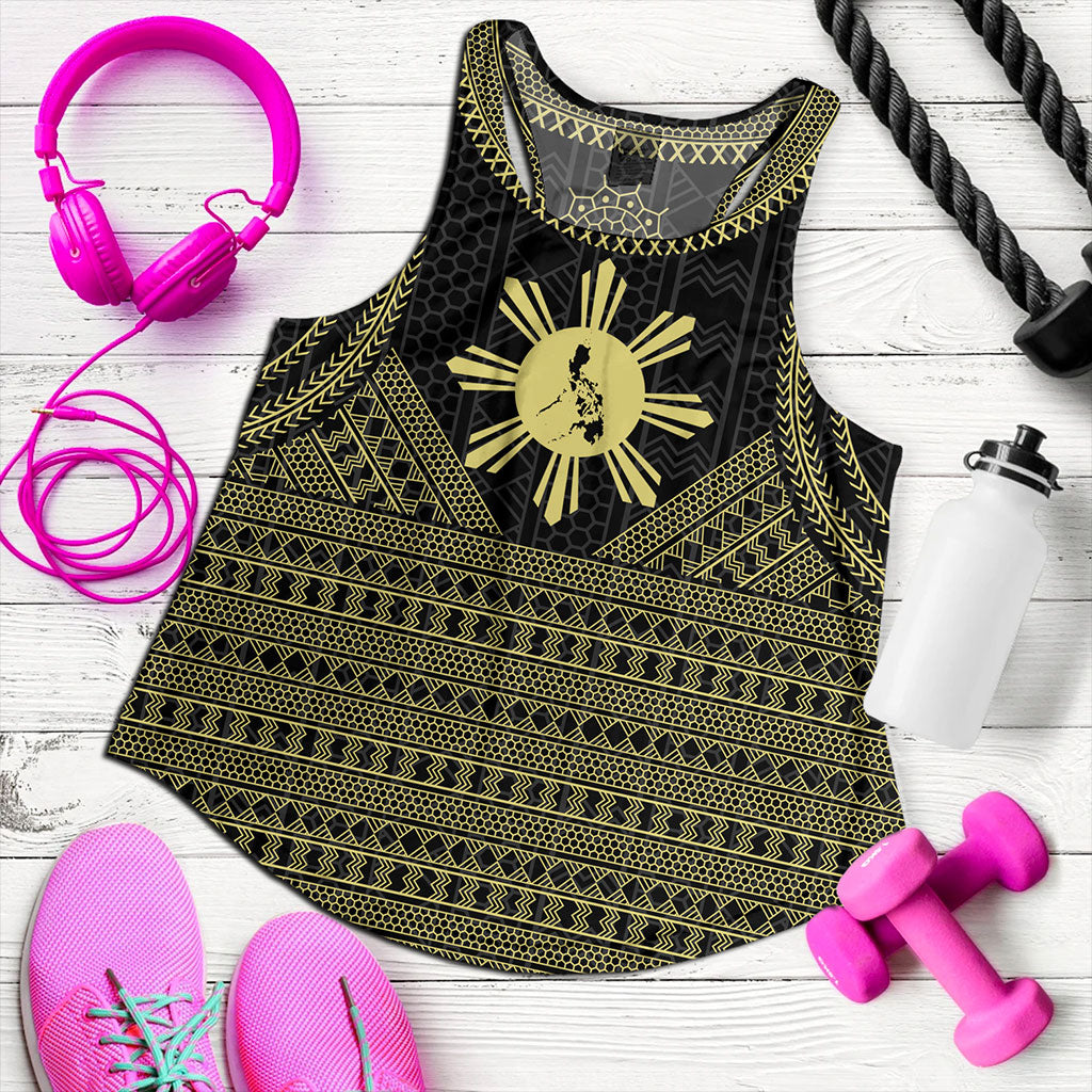 Philippines Filipinos Women Tank Tribal Pattern Traditional Style