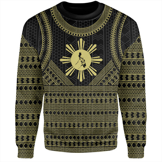 Philippines Filipinos Sweatshirt Tribal Pattern Traditional Style
