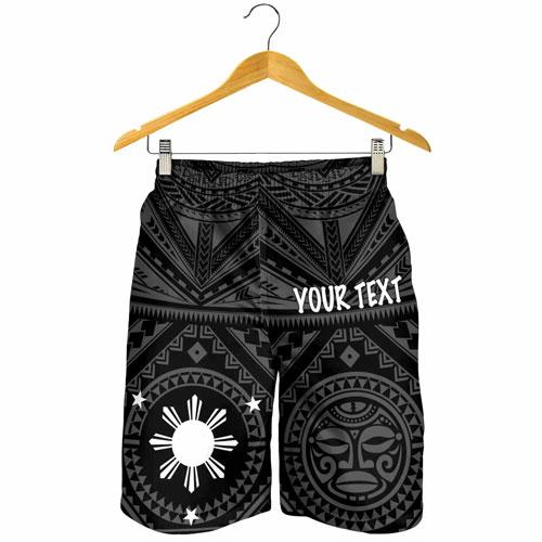 Philippines Personalised Men Short - Polynesian Tattoo Style