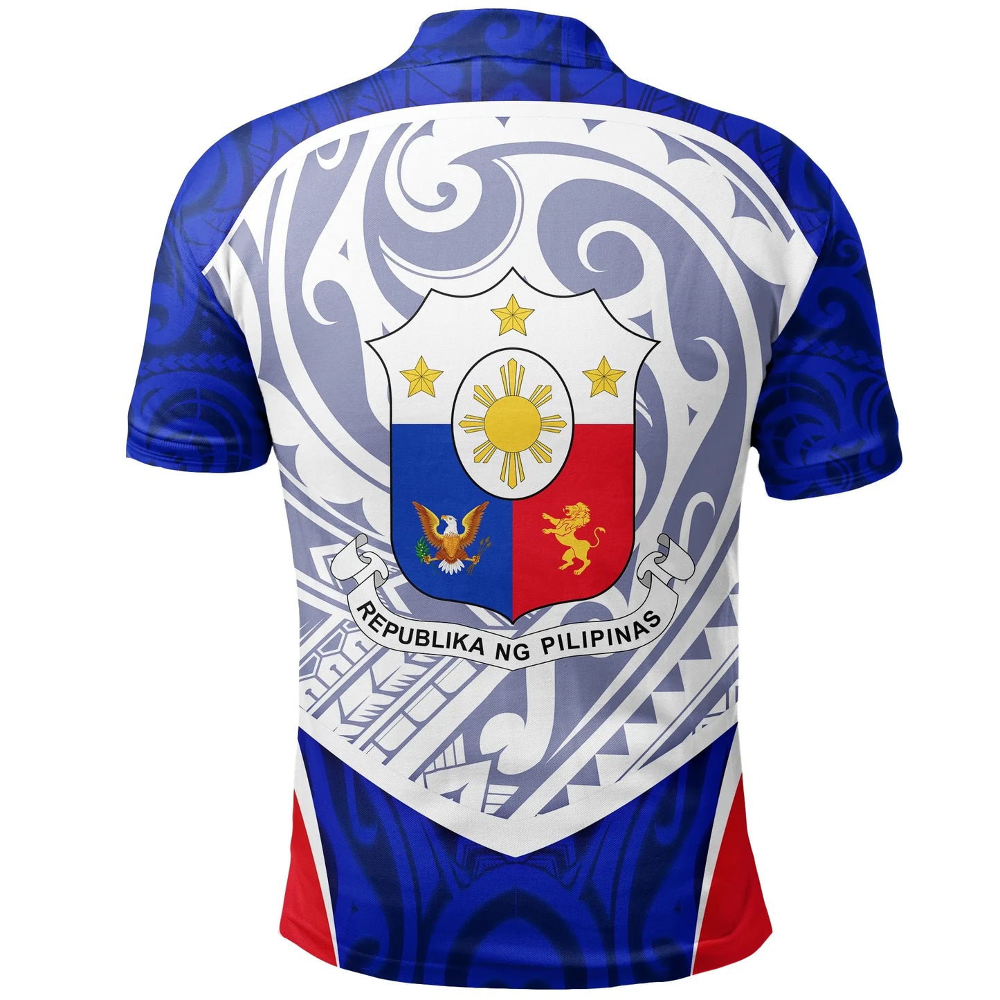 Philippines Polo Shirt - Polynesian Pattern Sport