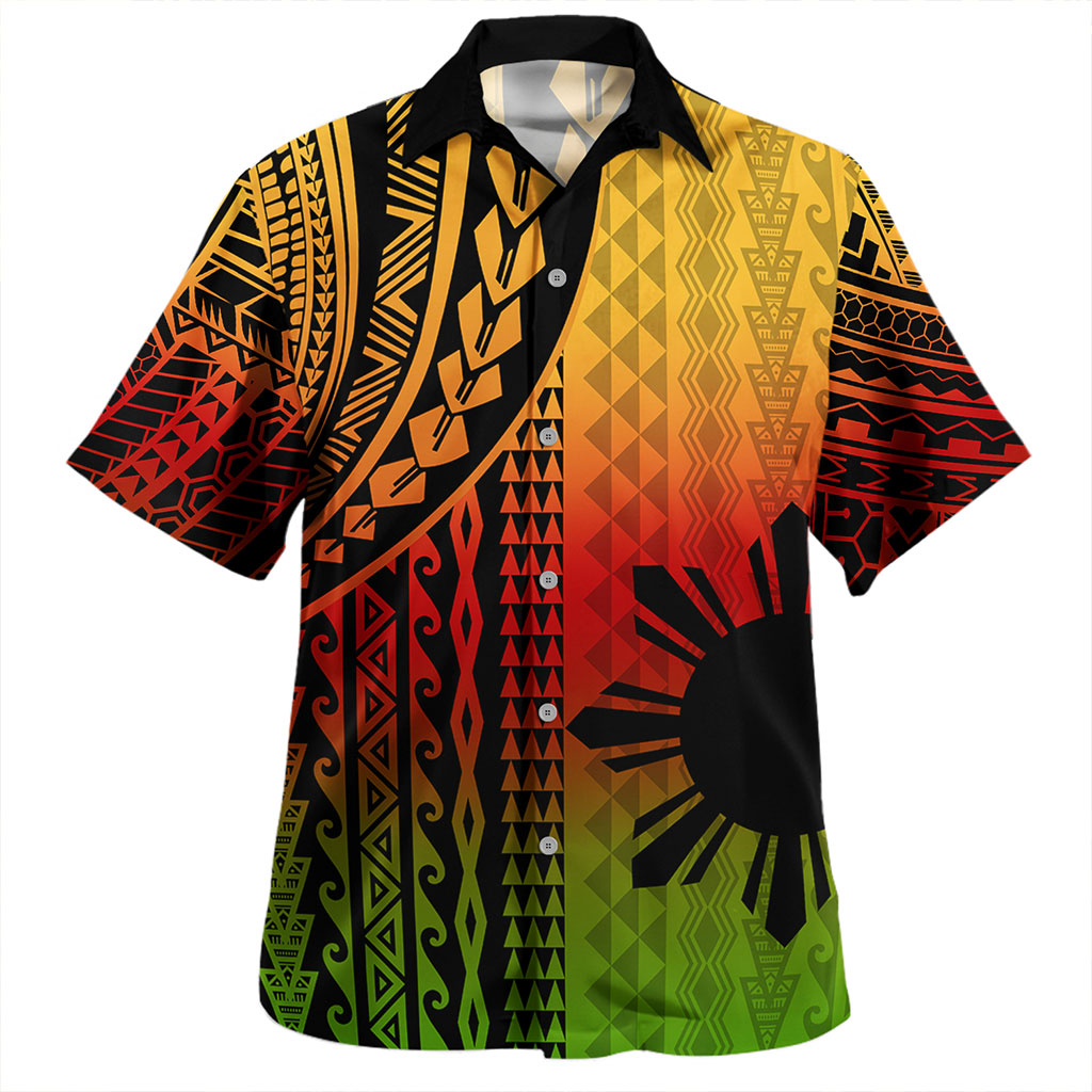 Philippines Filipinos Hawaiian Shirt Polynesian Tattoo
