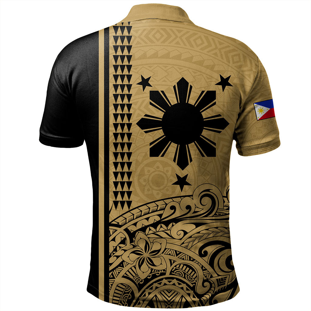 Philippines Filipinos Polo Shirt Sun Star Tribal Polynesia Style