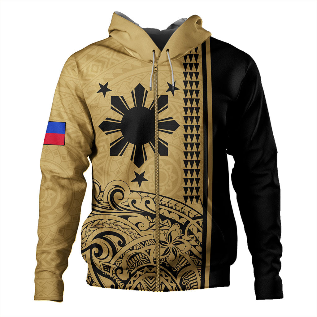 Philippines Filipinos Hoodie Sun Star Tribal Polynesia Style