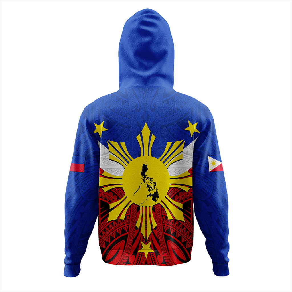 Philippines Filipinos Hoodie Tribal Flag Traditional Style