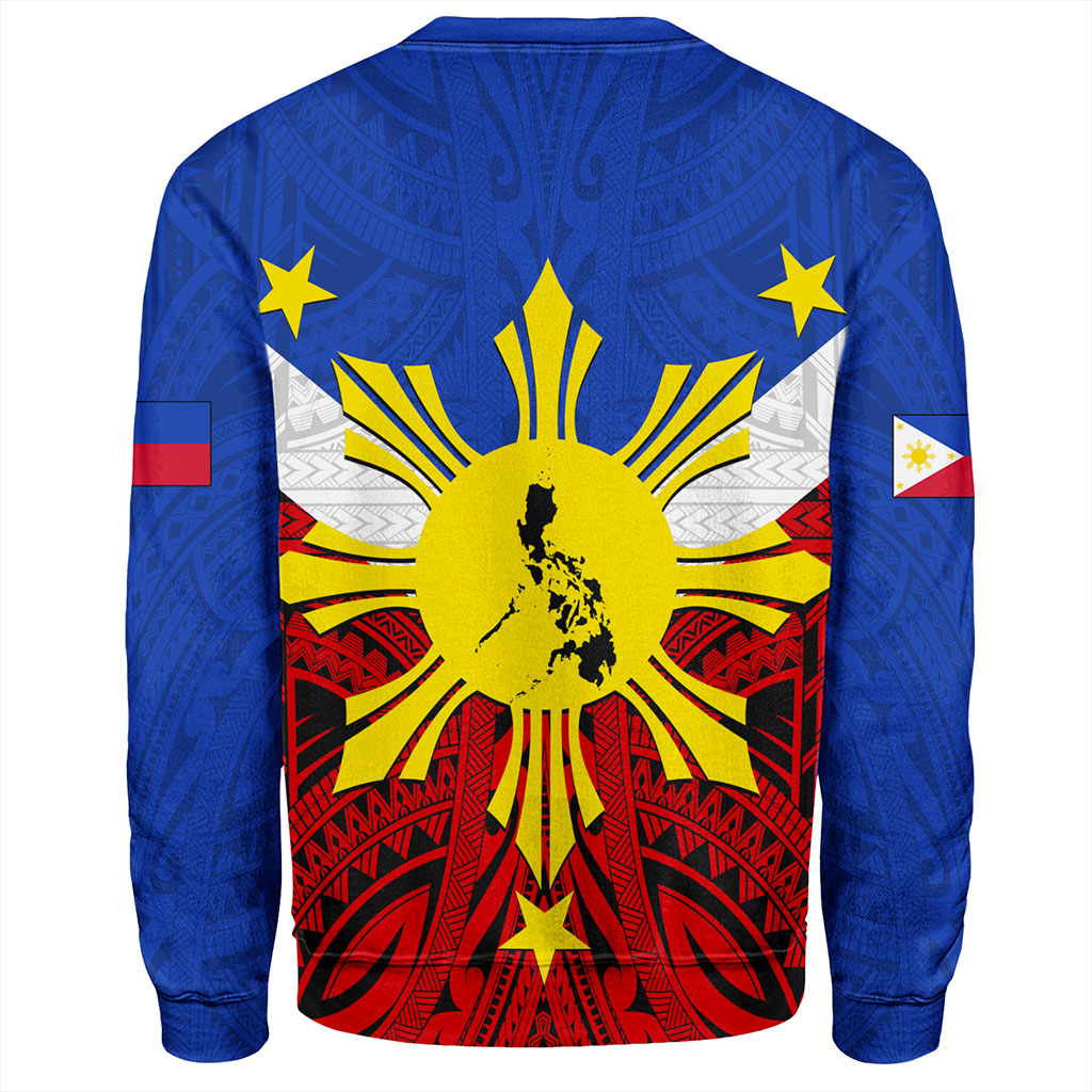 Philippines Filipinos Sweatshirt Tribal Flag Traditional Style