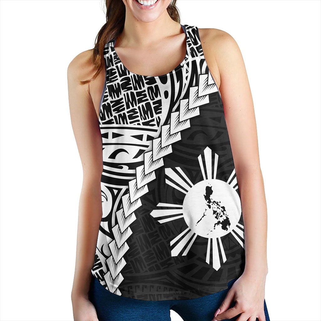 Philippines Filipinos Women Tank Lauhala Tribal Coat Of Arms