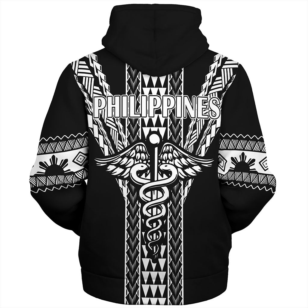 Philippines Filipinos Sherpa Hoodie Nurse Tribal