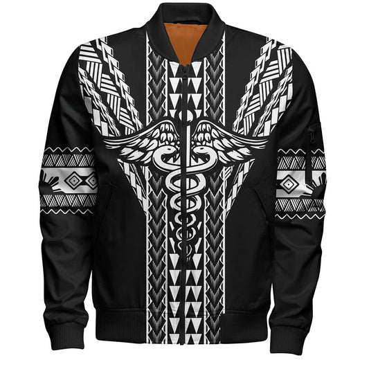Philippines Filipinos Bomber Jacket Nurse Tribal