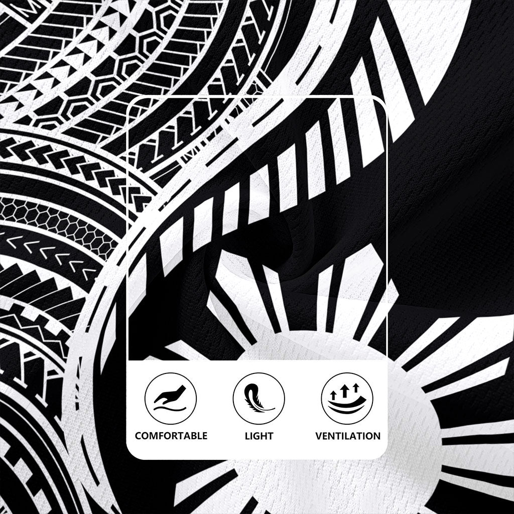 Philippines Filipinos Rugby Jersey Tribal Polynesian Pattern Original Style