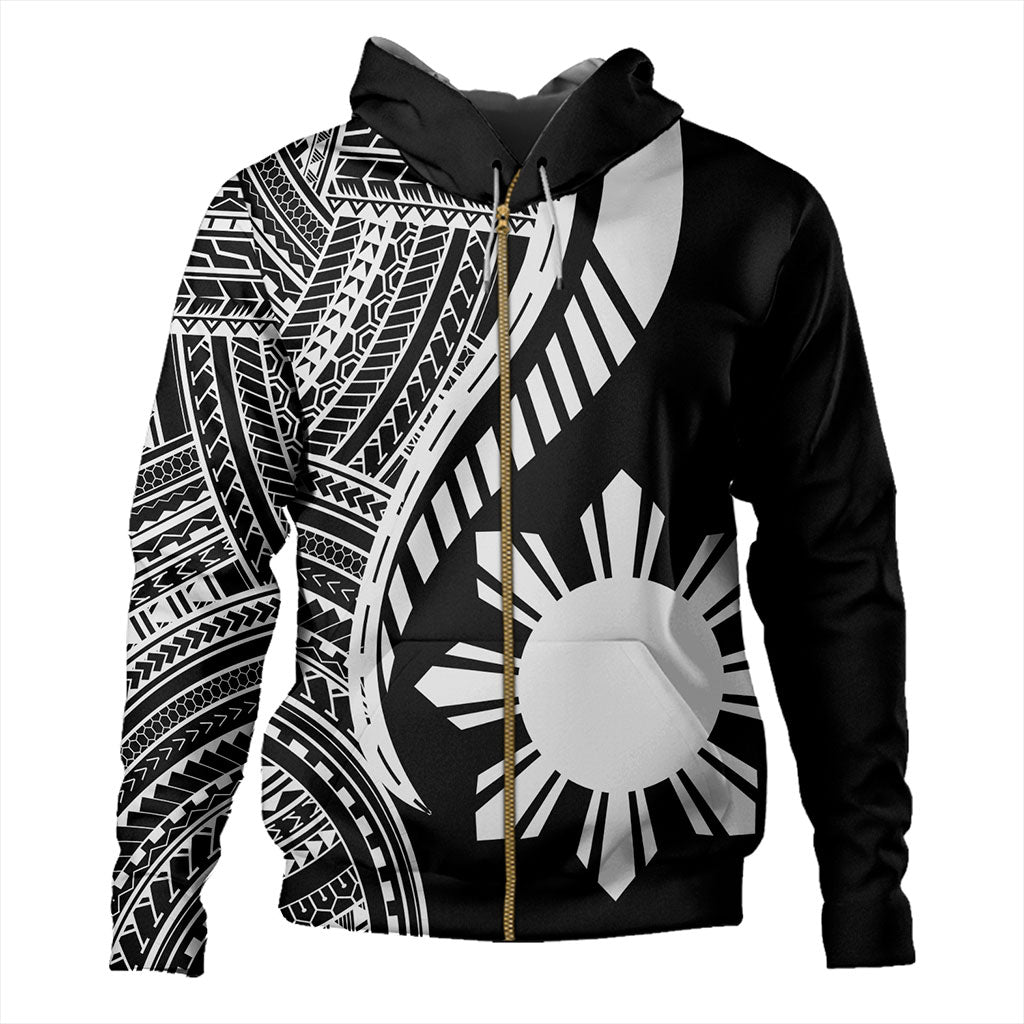 Philippines Filipinos Hoodie Tribal Polynesian Pattern Original Style