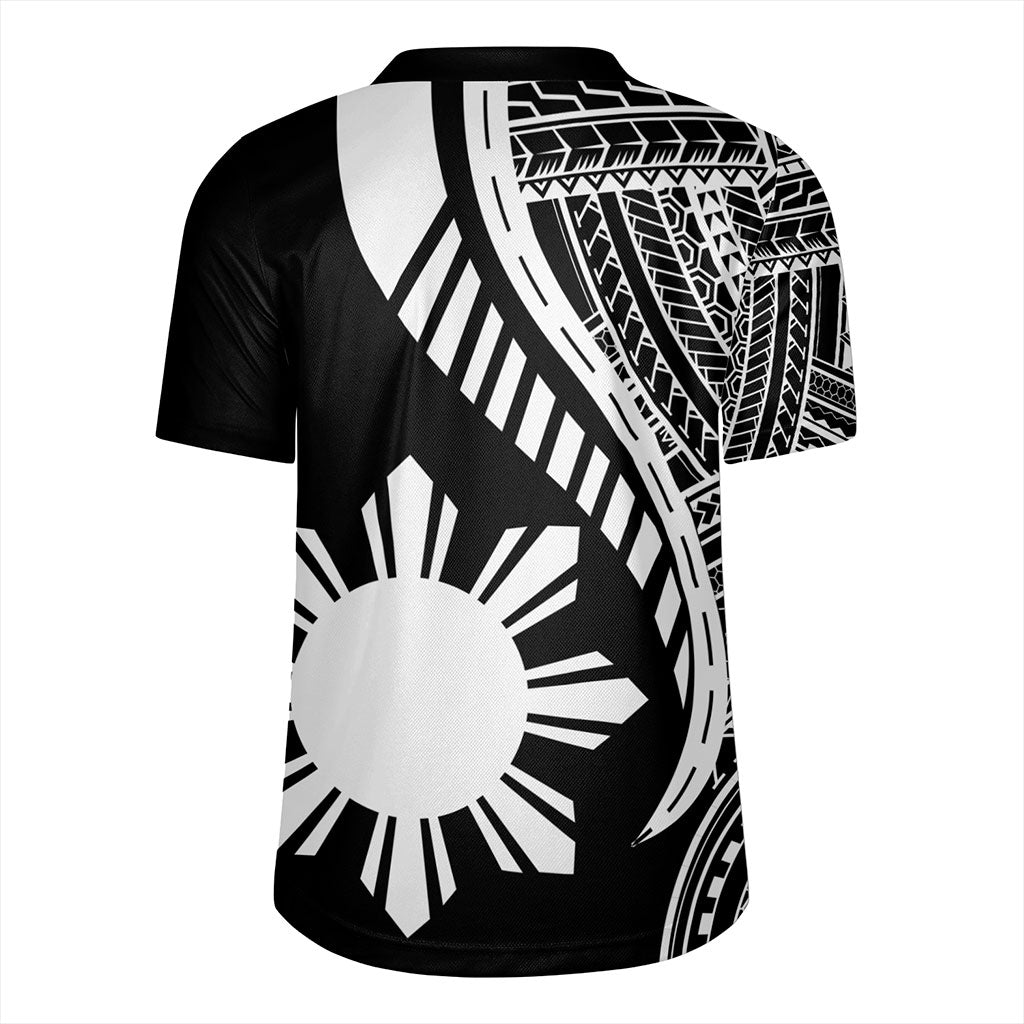 Philippines Filipinos Rugby Jersey Tribal Polynesian Pattern Original Style
