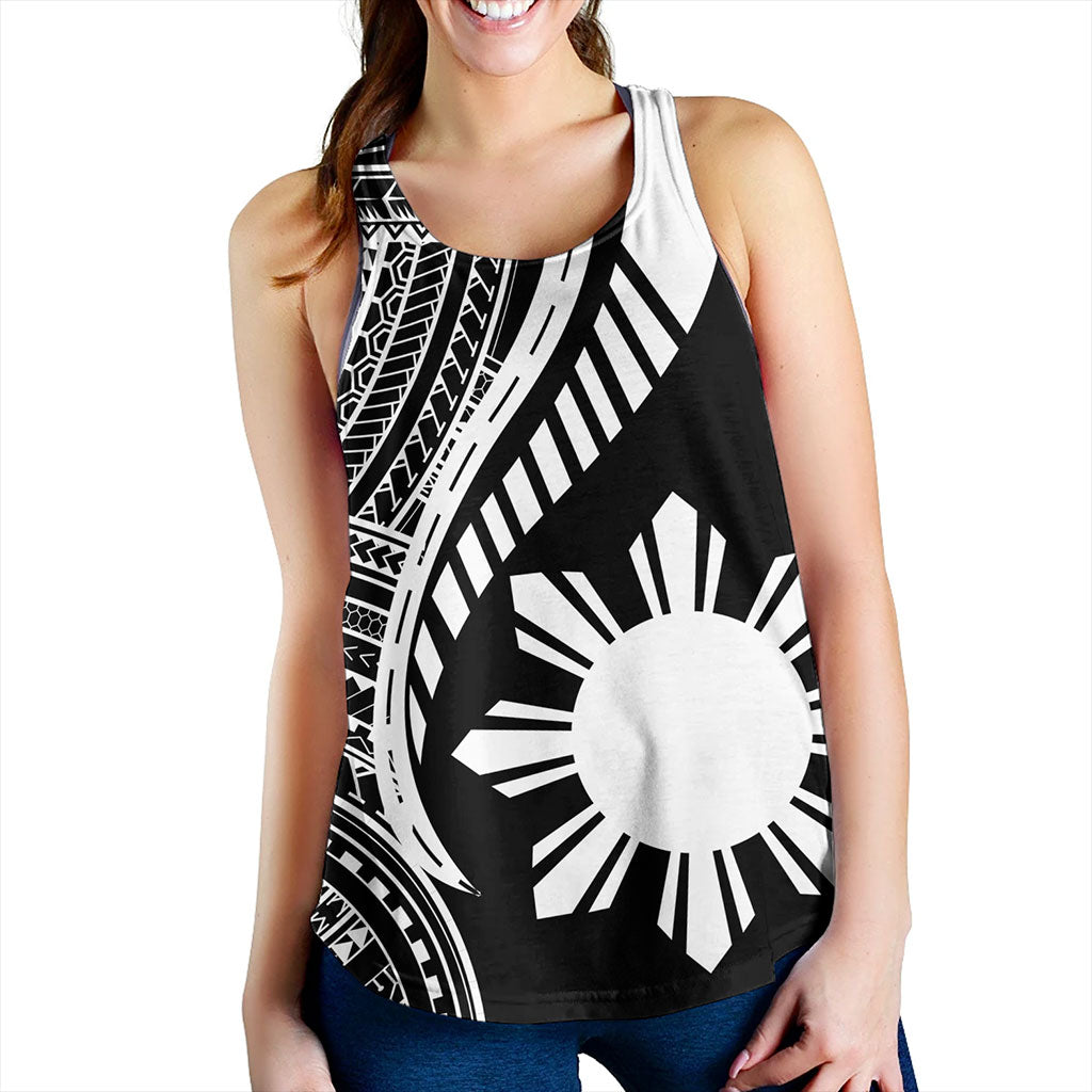 Philippines Filipinos Women Tank Tribal Polynesian Pattern Original Style