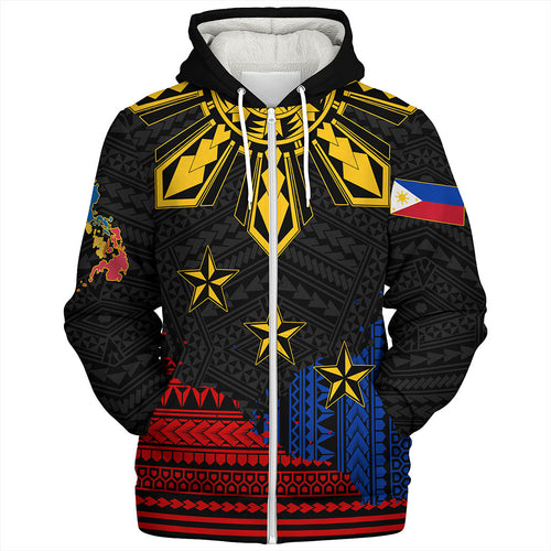 Philippines Filipinos Sherpa Hoodie Tribal Sport Style