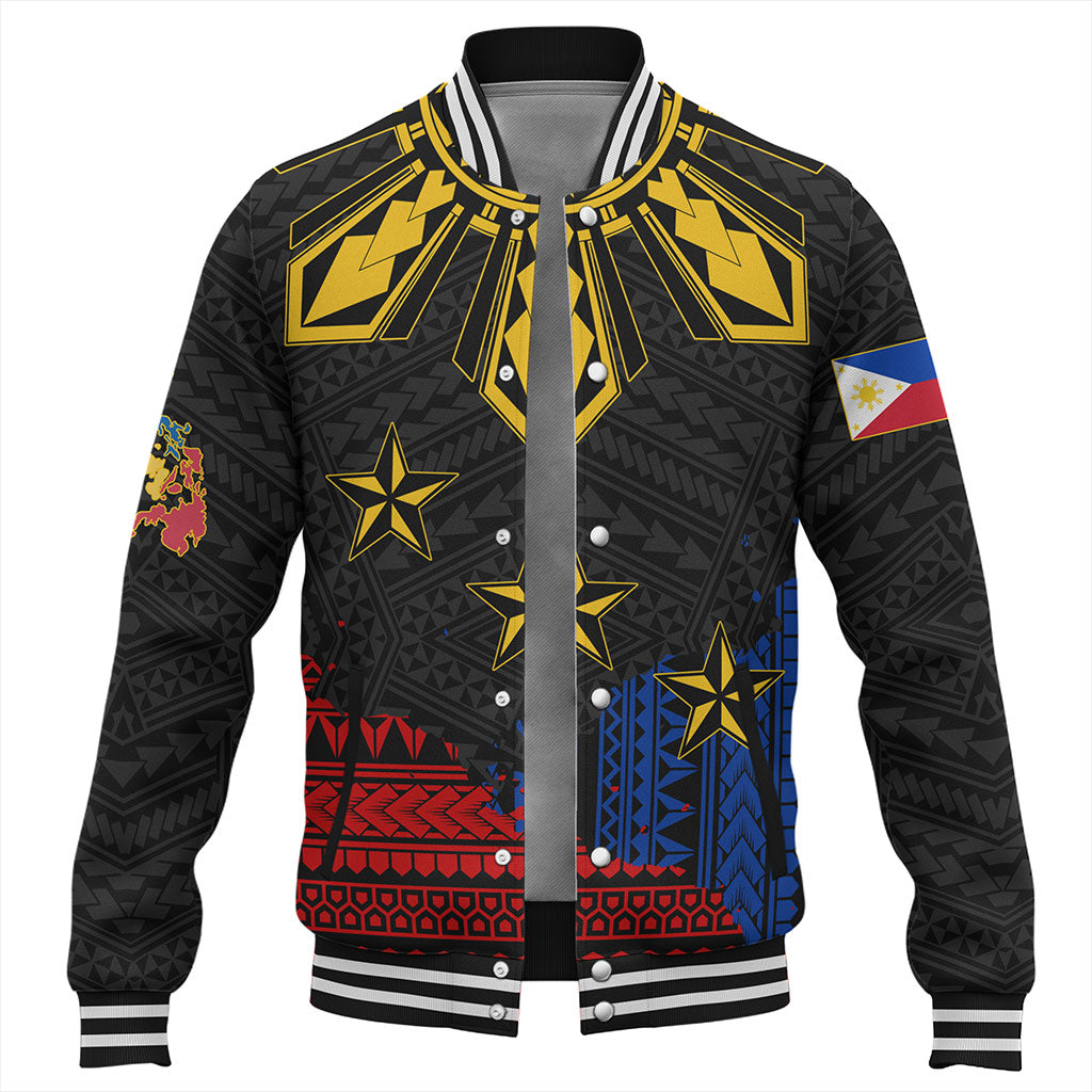 Philippines Filipinos Baseball Jacket Tribal Sport Style