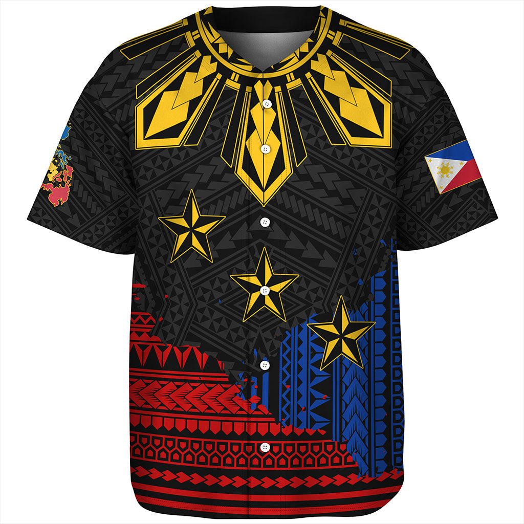 Philippines Filipinos Baseball Shirt Tribal Sport Style