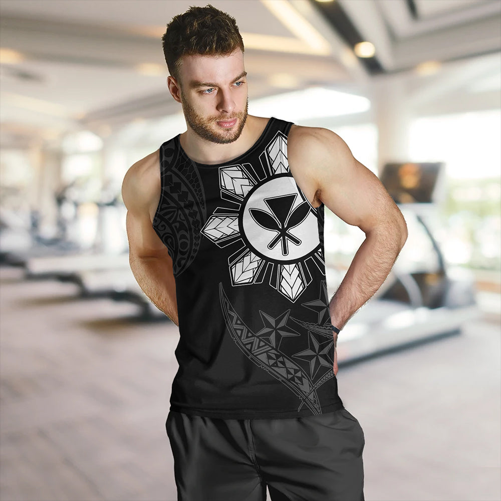 Philippines Tank Top With Kanaka Tribal Sun In My Heart