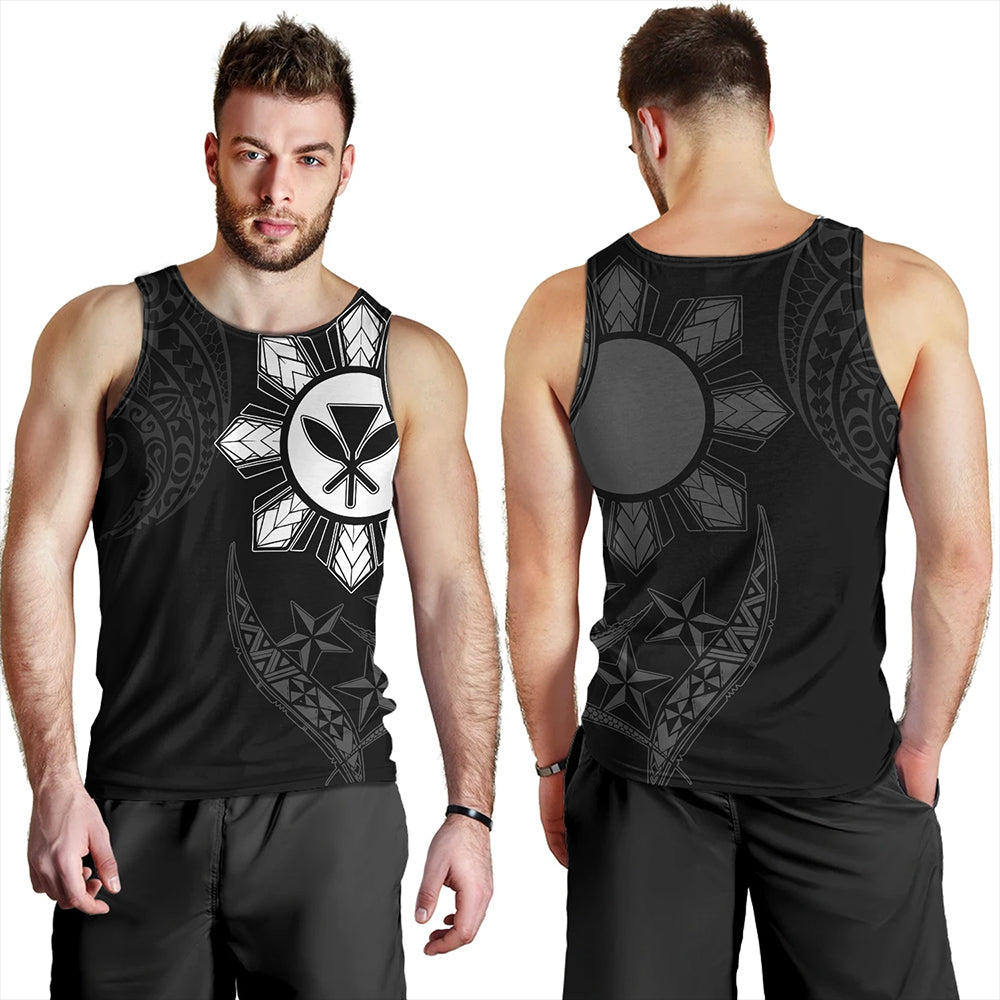 Philippines Tank Top With Kanaka Tribal Sun In My Heart
