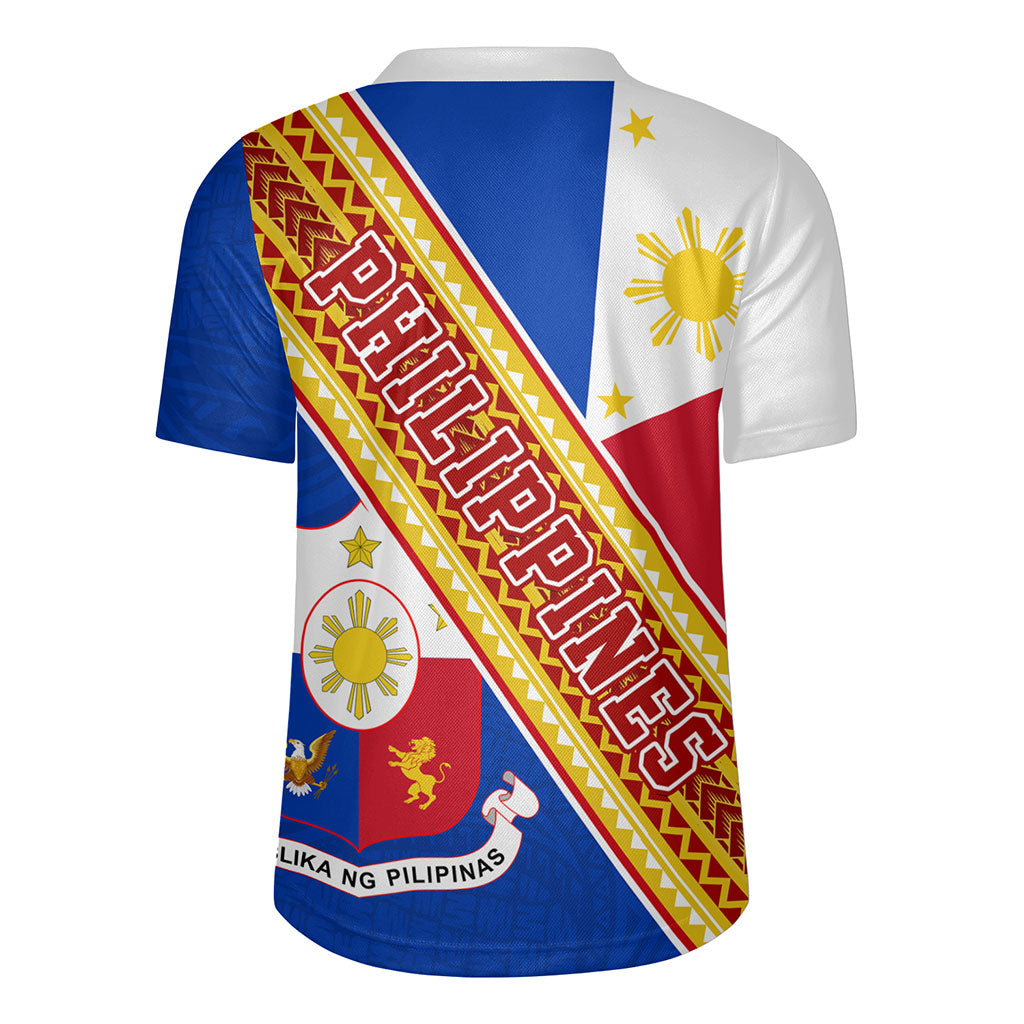 Philippines Filipinos Rugby Jersey Flag And Coat Of Arms