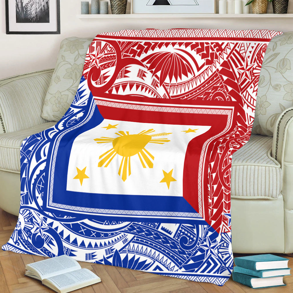 Philippines Premium Blanket Polynesian Star Coat Of Arms