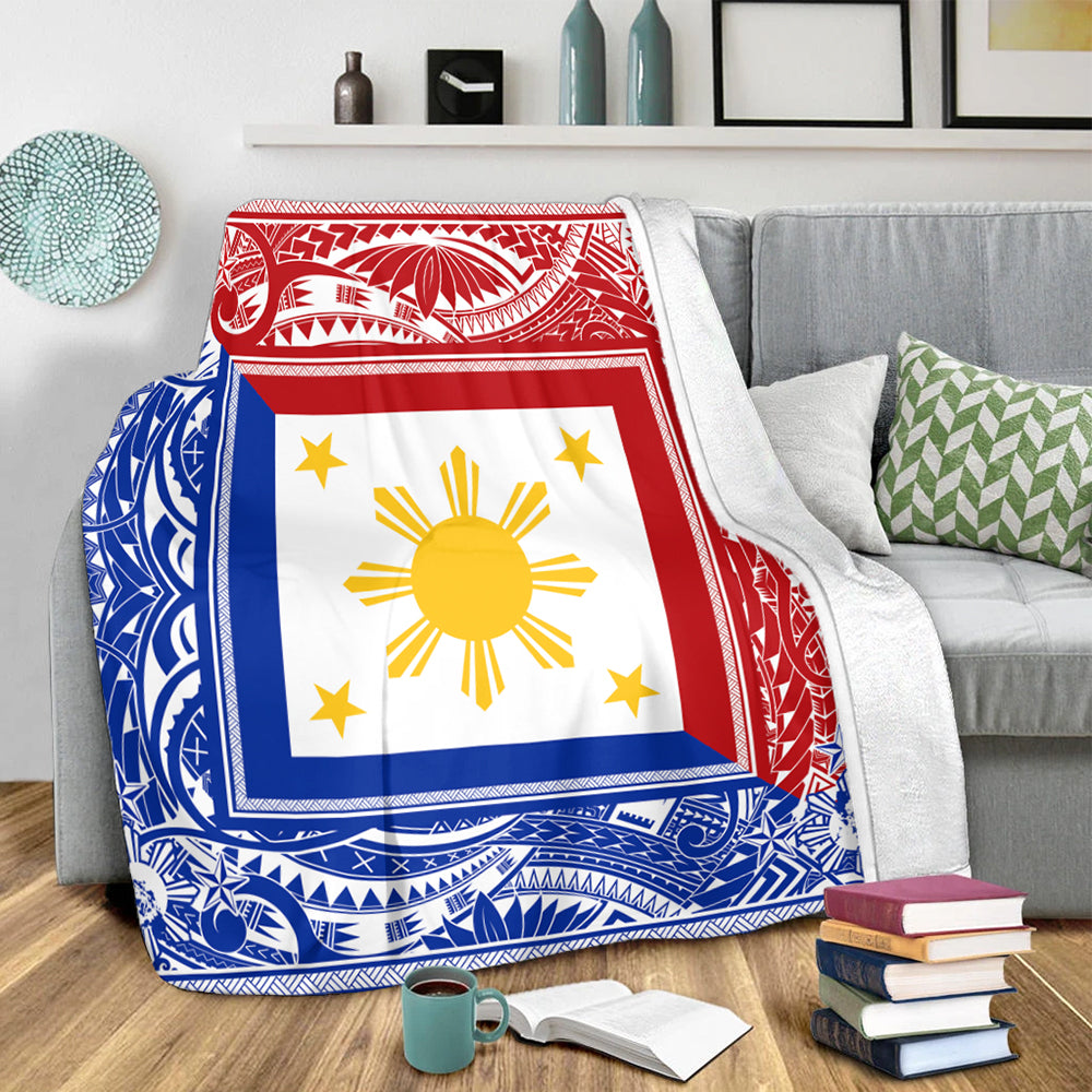 Philippines Premium Blanket Polynesian Star Coat Of Arms