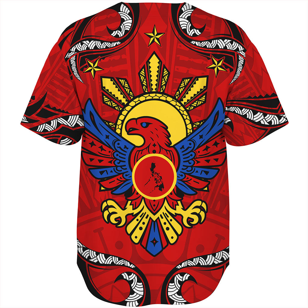 Philippines Filipinos Baseball Shirt Eagle Modern Decorative Art