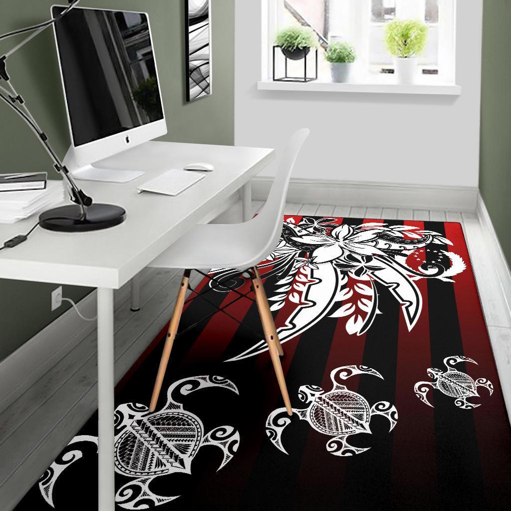 Pohnpei Area Rug - Vertical Stripes Style