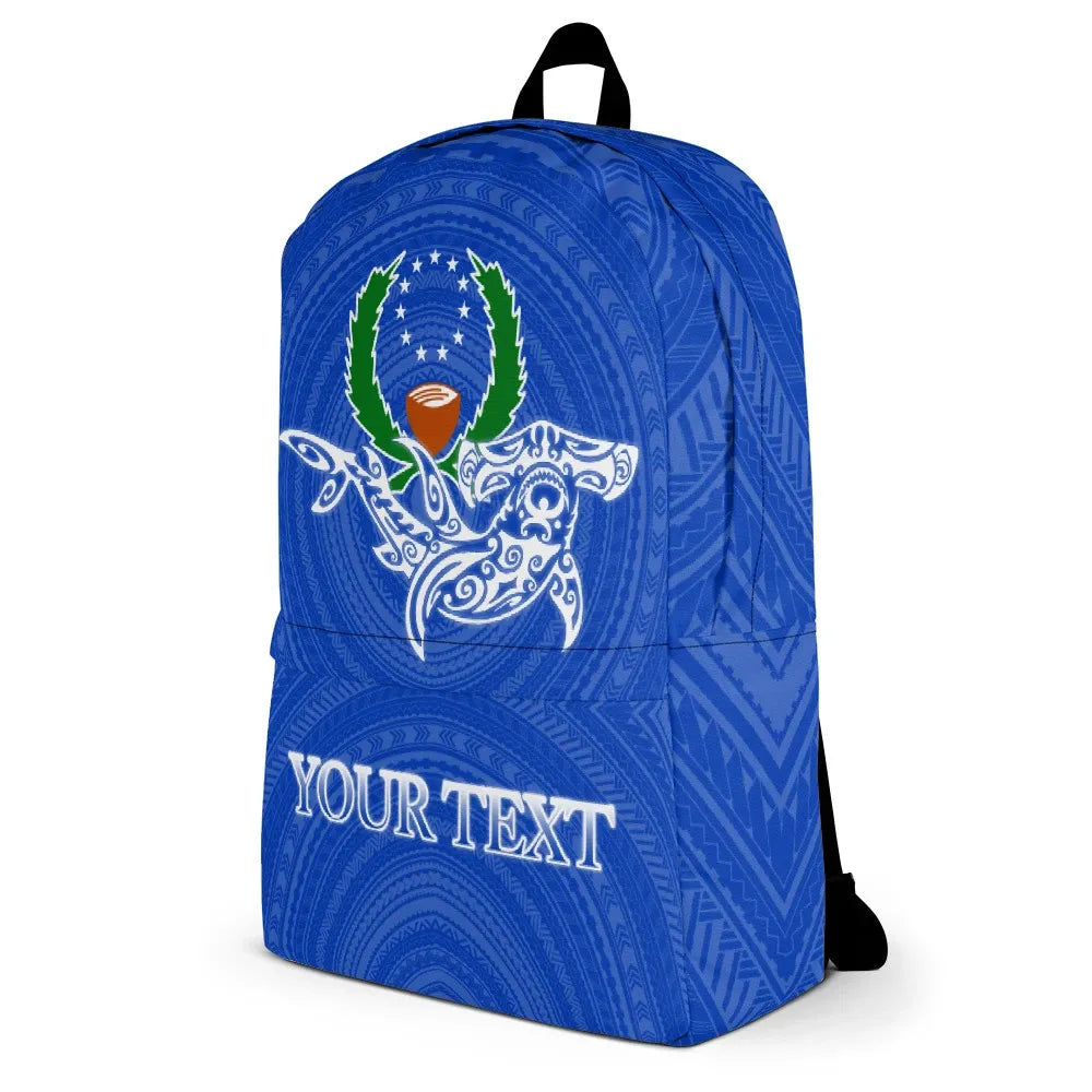 Pohnpei Backpack - Custom Shark With Coat Of Arms